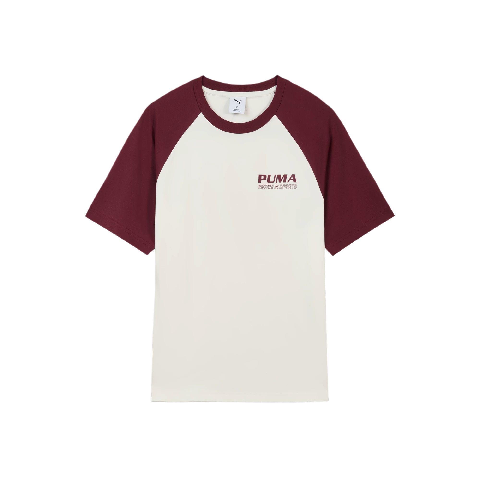 Puma Graphic Round Neck Color Block Retro Cool Short Sleeve T-Shirt Unisex Tops 696371-98 XS