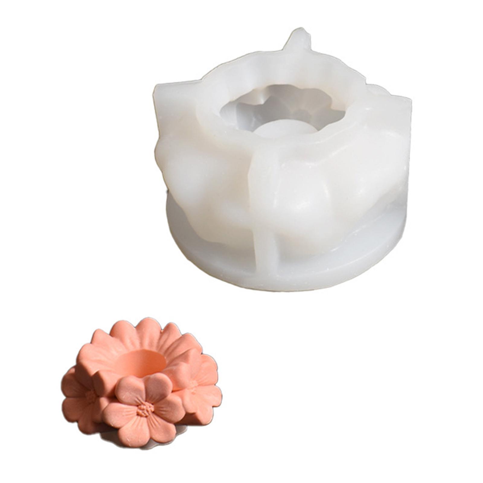 

Многоцелевой прочный силиконовый держатель для свечей Sakuras, набор портативных форм для резиновых гипсовых поделок, разные размеры