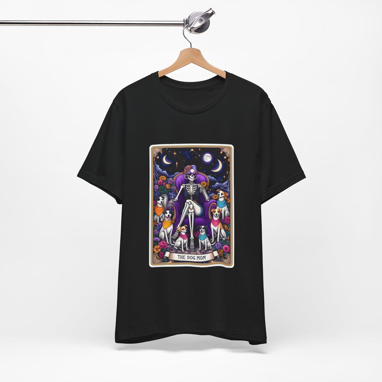 Dog Mom Skeleton Tarot Card Tshirt, Funny, Unique gift woman S разноцветный