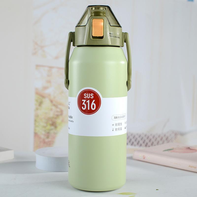 316 Nerezová vakuová baňka Velkokapacitní kelímek na brčko