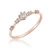 Women’s Simple Fresh Diamond Ring – Creative Design, Hot Accessories