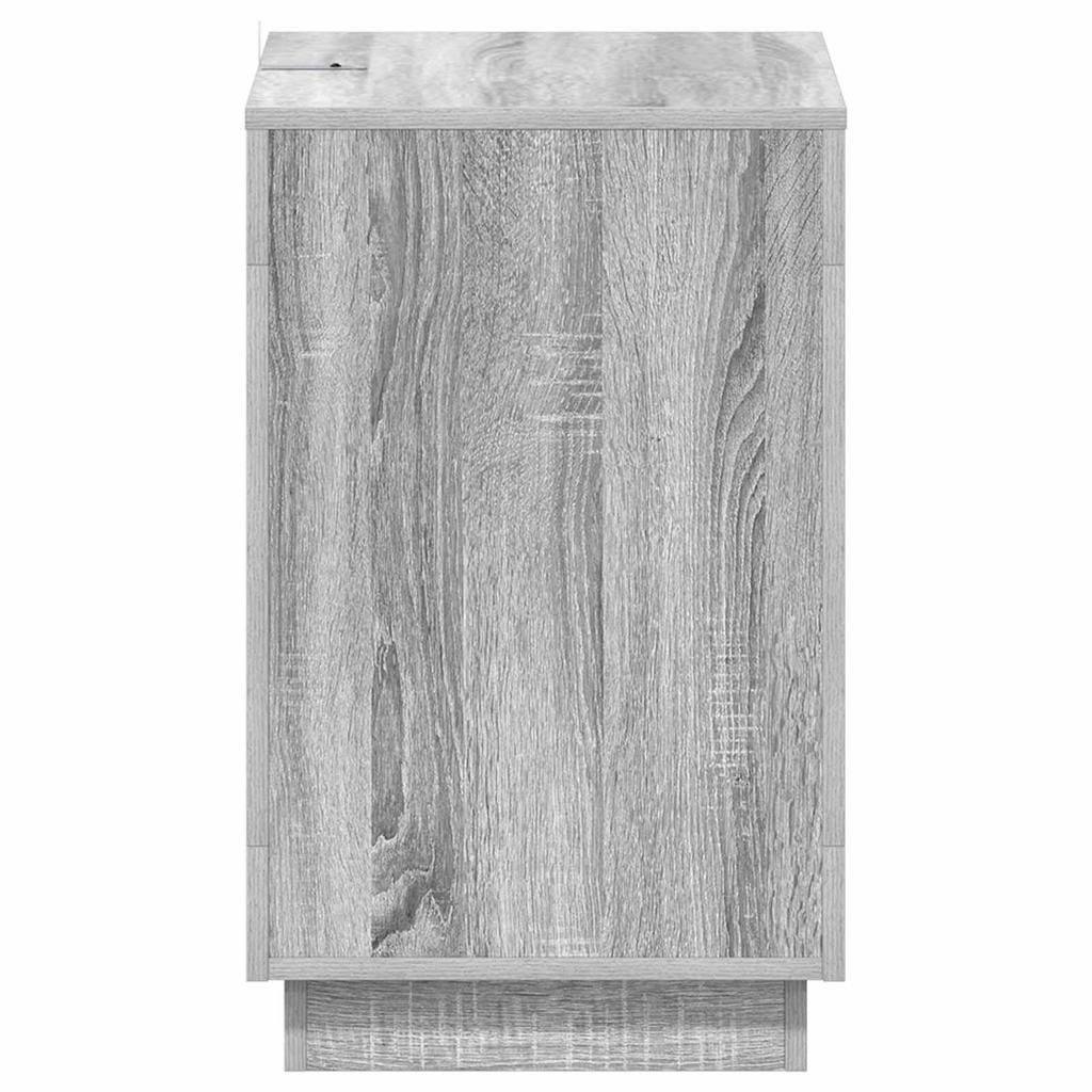 Side Table Grey Sonoma 60 x 40 x 65 cm Particleboard