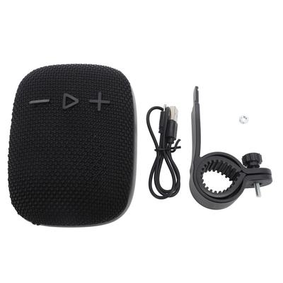 Portable Bluetooth Speaker IPX7 Waterproof Mini Subwoofer with Stand for Outdoor Cycling Black