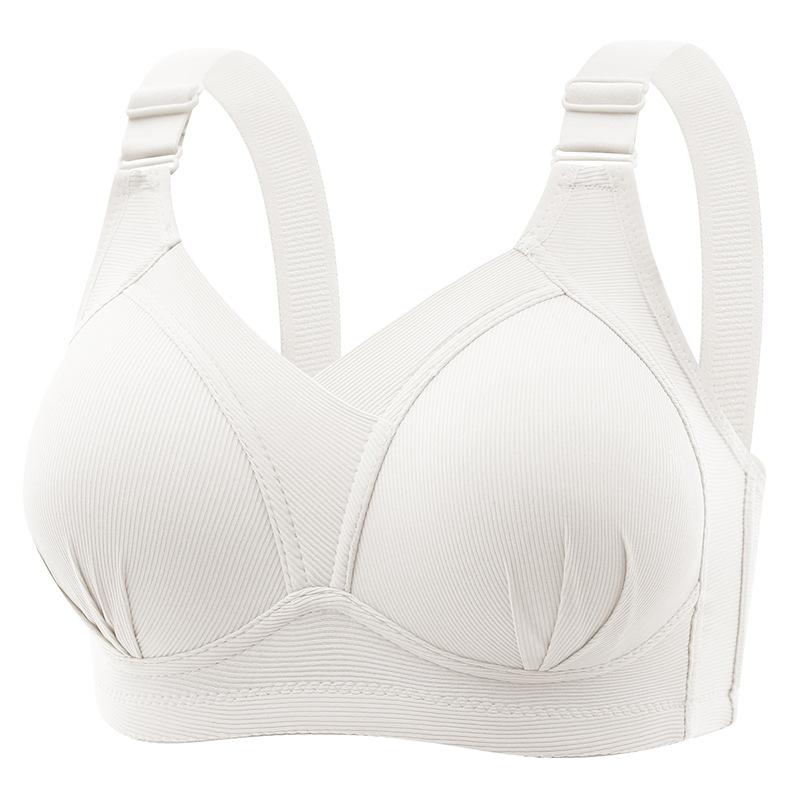 Beautiful Back Anti-light and Anti-sagging Side Collection of Secondary Breasts, New Models Gather Large Size Thin Women's No Steel Ring Underwear
