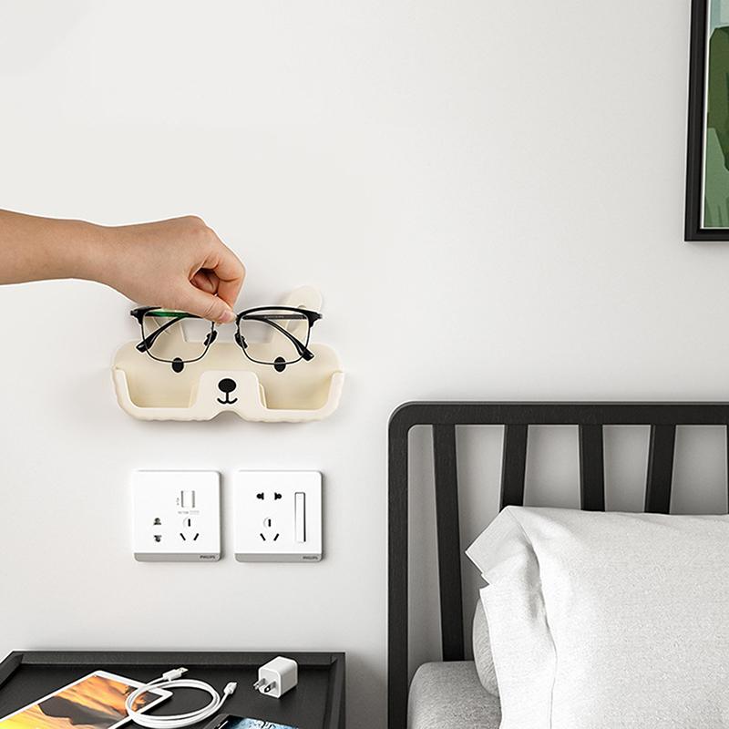 Plastic Brilhouders Organizer Ophangbare Zonnebril Display Stand Plank Zelfklevend Aan de Muur Gemonteerde Bril Opslag Voor Thuis Opslag