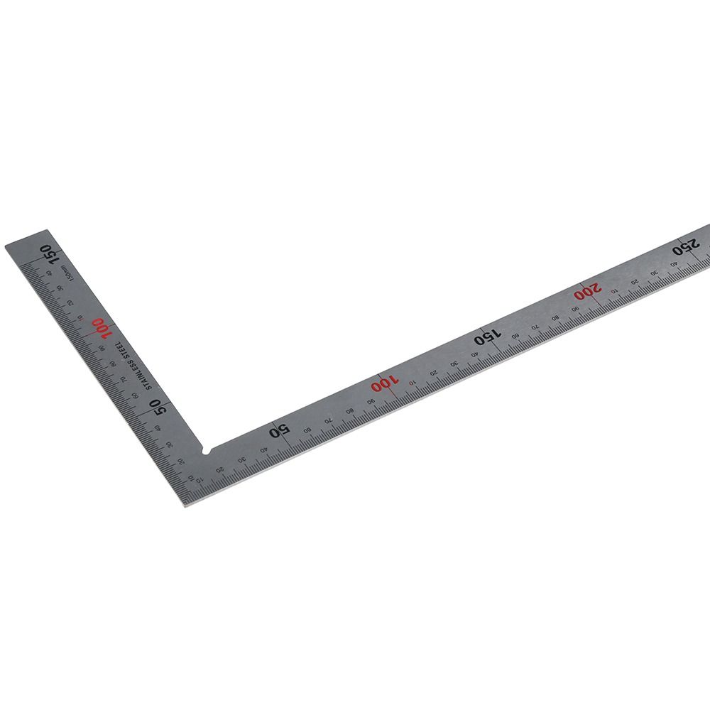 Metal Measuring Tool Double Sided Squares Graduations Measurement Metric Imperial Stainless Steel
