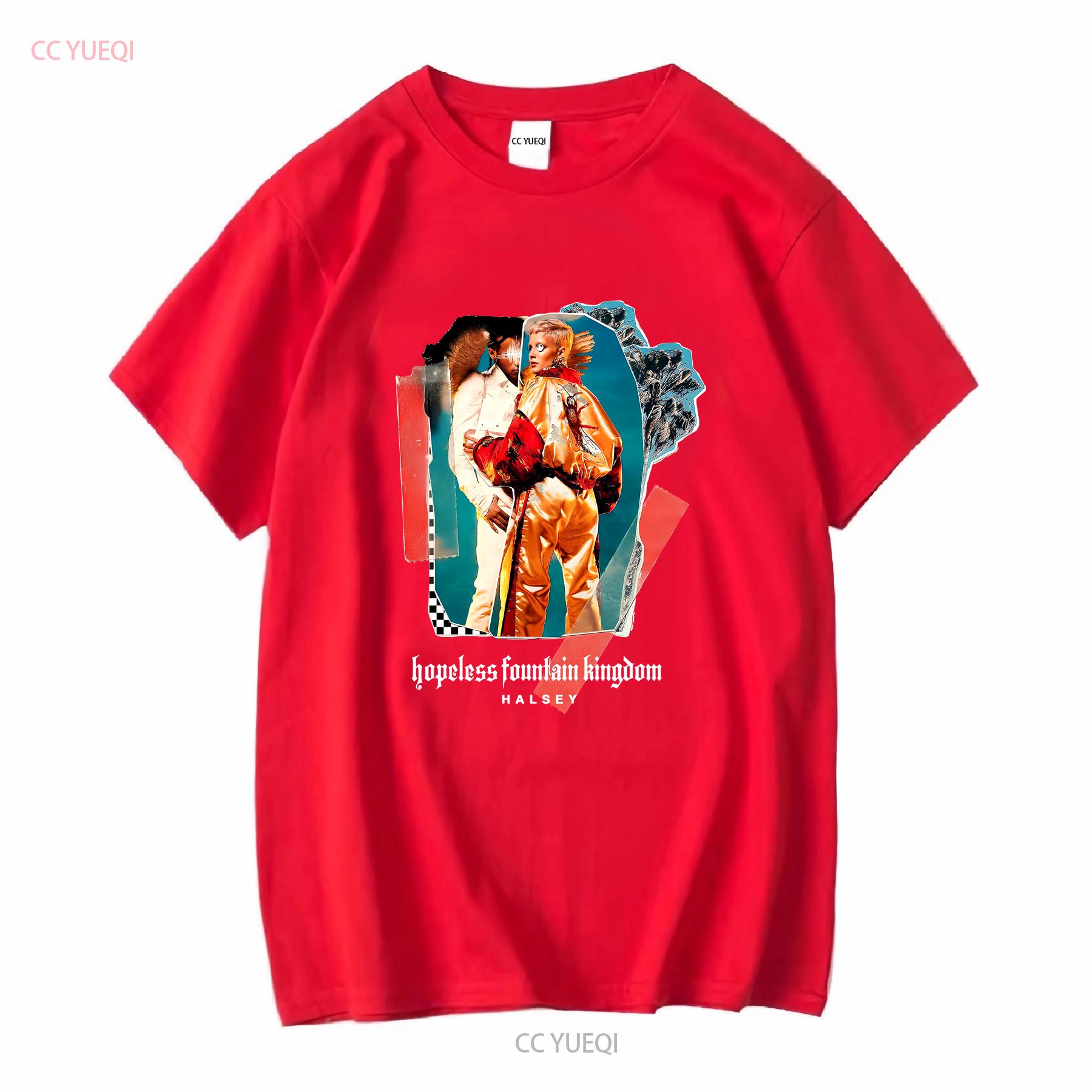 halsey Hopeless Fountain Kingdom shirt all size vintage Washed Top For Everyday Wear Versatile designer clothes streetwear S