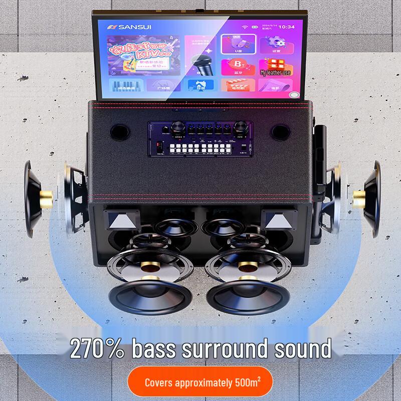 Sansui PQ156 Home KTV & Outdoor Karaoke System