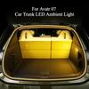 For Avatr 07 2024-2026 Car Trunk LED Ambient Light Tail Box Interior Lighting Lamp Modified Decoration Auto Interior Accessories
