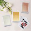 Customizable Metallic Printed Playing Cards with Classic Script Design for Magic Tricks Party Games and Professional Performanc