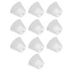 10pcs Replacement Earbud Silicone Cone Shaped Earbud Tips Set for Hearing Amplifier
