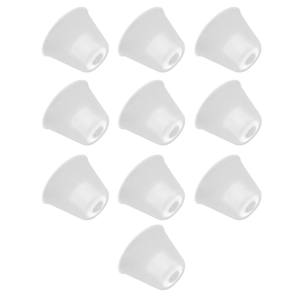 10pcs Replacement Earbud Silicone Cone Shaped Earbud Tips Set for Hearing Amplifier