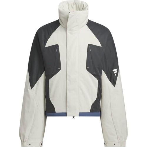 adidas Fustl P Jacket Comfortable Versatile Warm Sports Casual Cotton Coat M землистый/серый