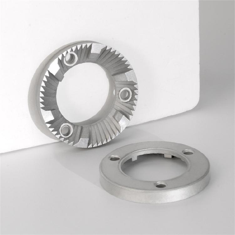 2PCS Professional Coffee Burr 40MM Diameter Stainless Steel Texture Fast Grinding Disc Sharpful for Cutting Performances