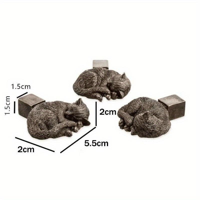 3pcs/set Animal Flower Pot Foot Pads Cat Dog for Decorative Flower Pot Support Crafts Flowerpot Garden