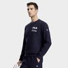 Fila 2023 Autumn New Sweatshirt Long Sleeve Pullover Sport Fitness Top Men Tops Royal-Blue A11M341204F-NV