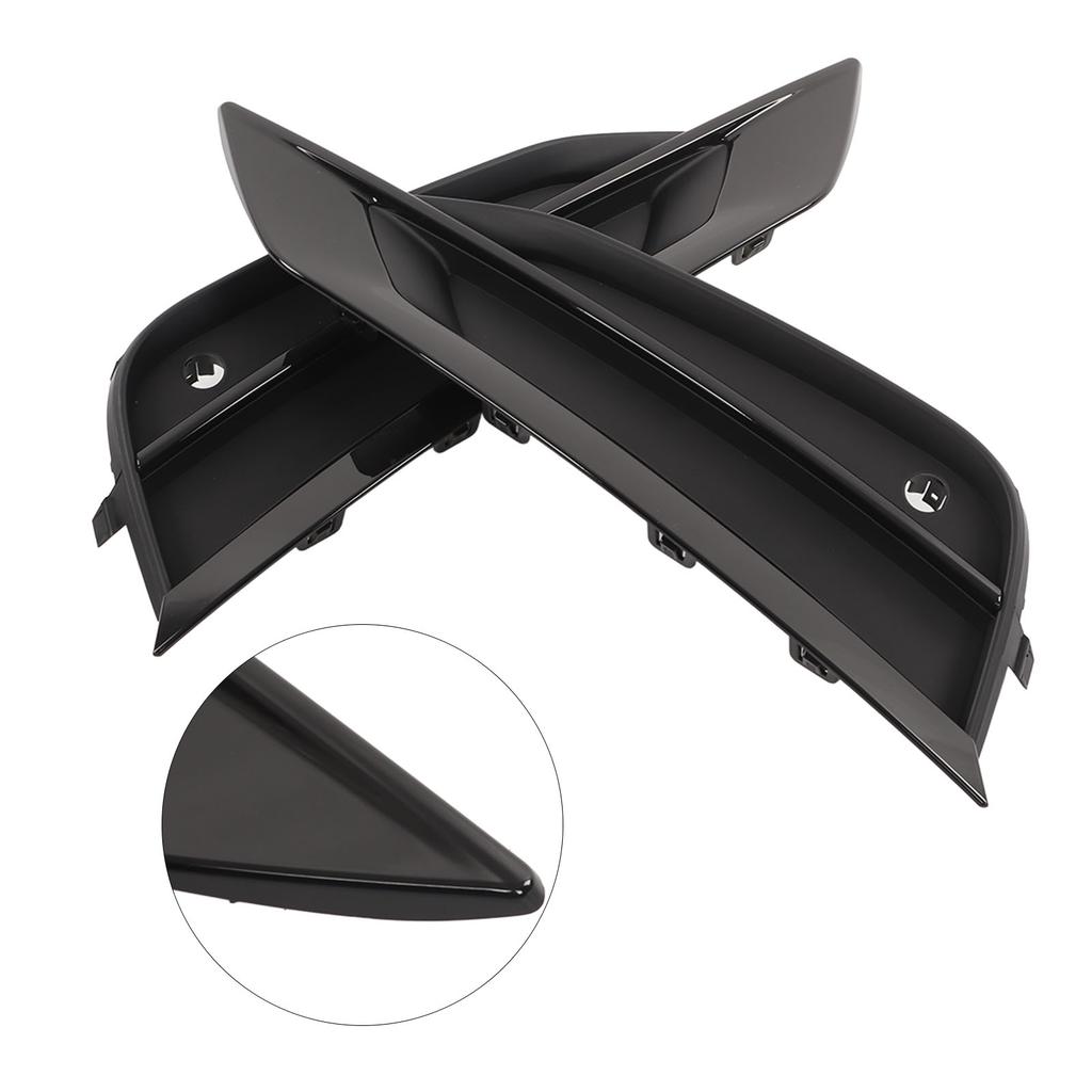 1 Pair Left Right Front Bumper Fog Light Grille 31425447 Car Accessories Replacemetn for S90 V90 2016‑2019