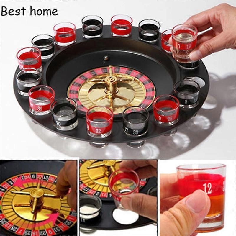 Drinking Game Roulette Set Russian Roulette Wine Set Roulette Spinning Game