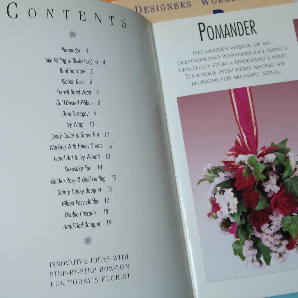 [USED] Sale! Set of 6 "Flower Arrangement Workbook" books - Dried Flowers