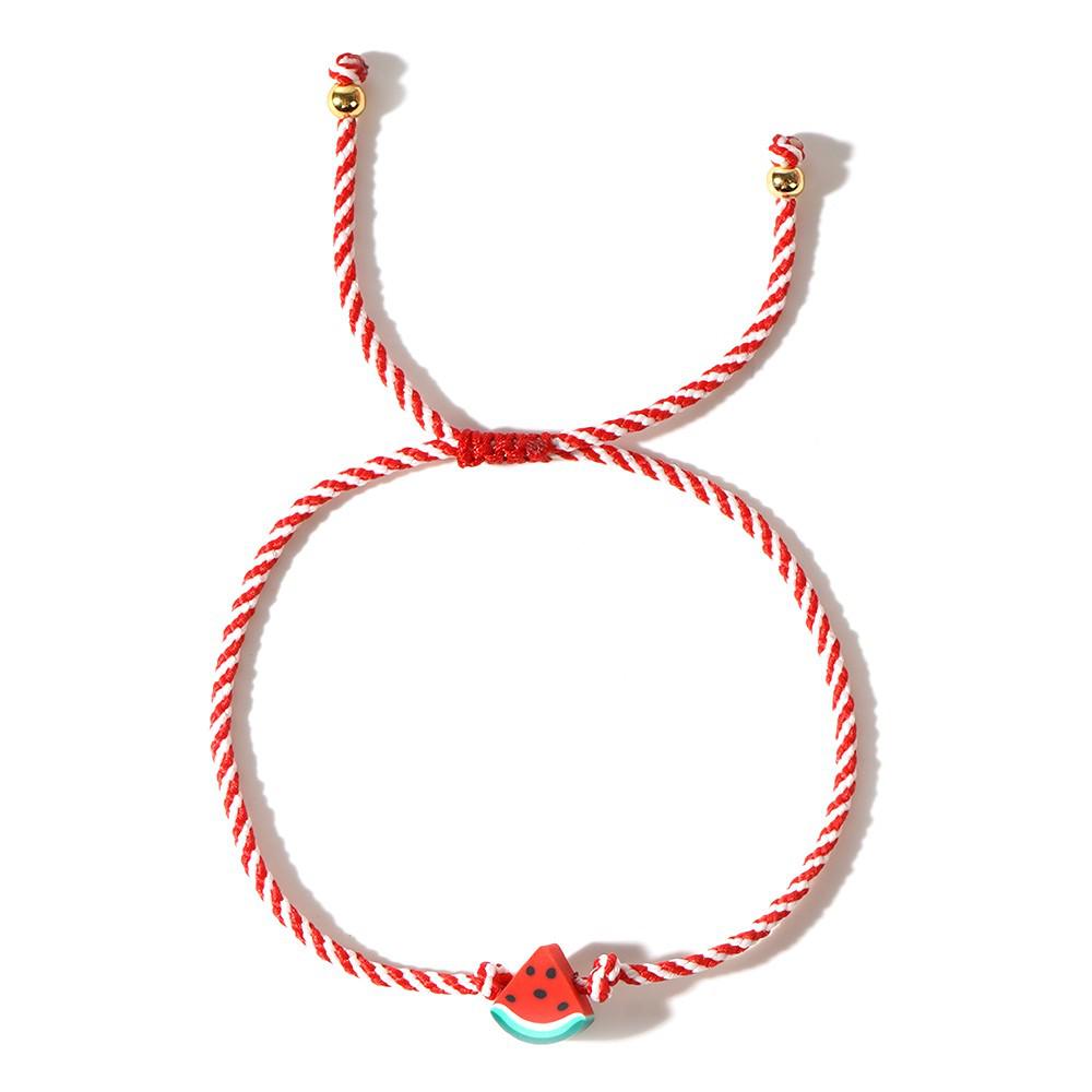 2025 Year of the Snake Lucky Red String Handmade Beaded Bracelet Set with Evil Eye for Couples