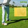 Golf Flag Nylon Golf Target Flag with Tube Mini Pin Flags Inserted Waterproof Putting Golf Flagstick for Indoor Outdoor Backyard Garden Yard