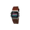 CASIO Custom Collection Quartz Movement Genuine Leather Strap Watch Men's Watches Black Dial A159WA-N1D(Watch5--)