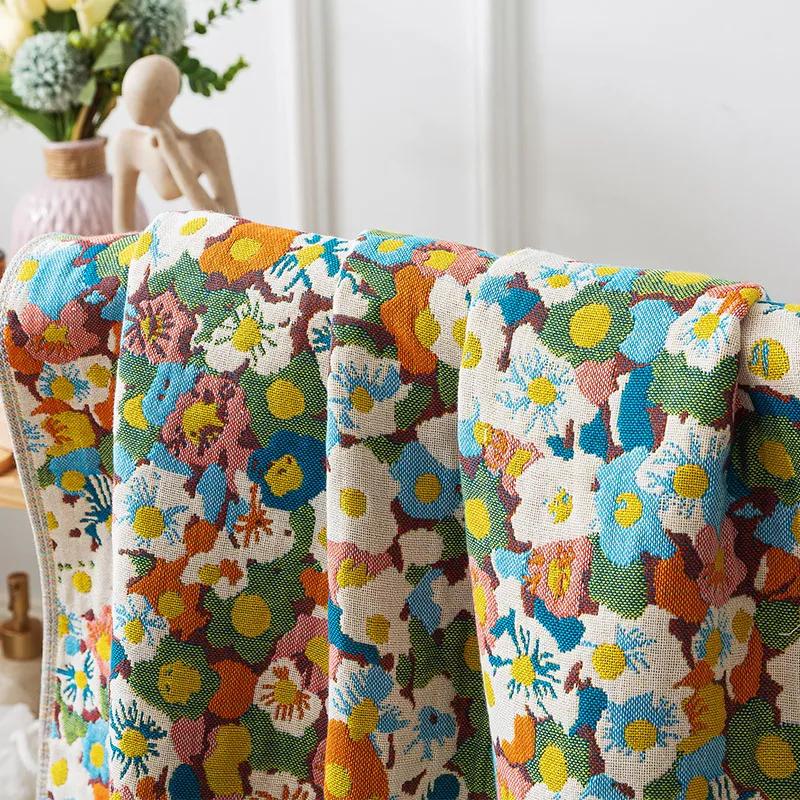 Prosop de baie cu ciucuri cu flori 80x160cm - Prosop 100% bumbac tip pânză moale absorbant cu uscare rapidă prosop de baie mare prosop floral față-verso pentru femei