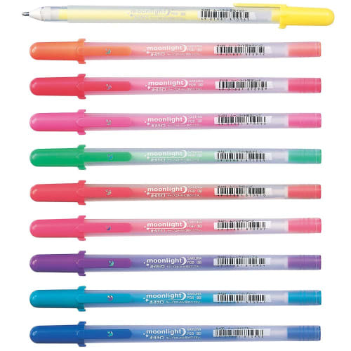 Sakura Crepas Gel Ballpoint Pen Ball Sign Moonlight 10 Colors PGB10M