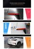 Changan UNIT Rear Bumper LED Reflector: Brake & Flowing Turn Signal Anti-Collision Light.