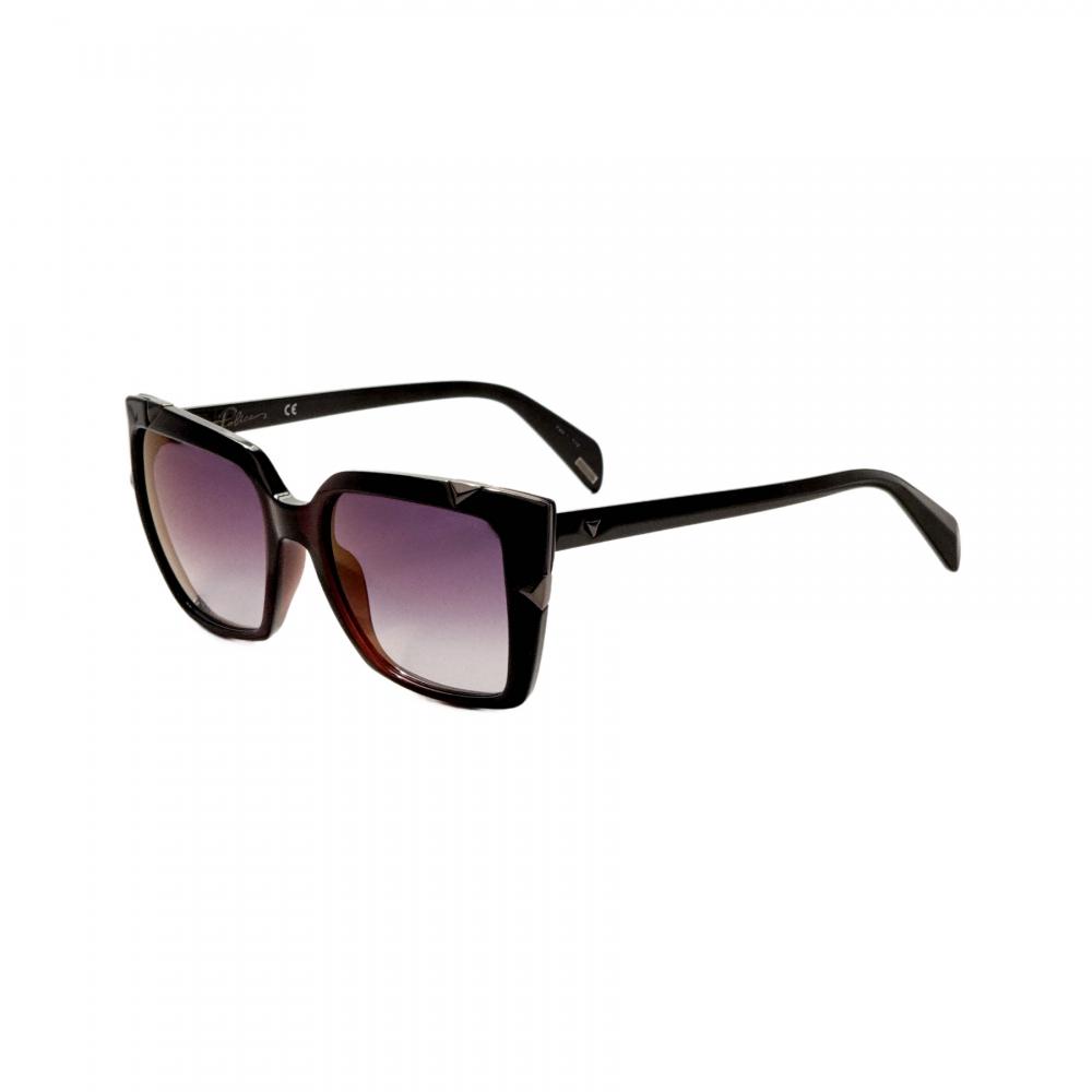 Police Damen S 52mm Schwarze Sonnenbrille Glänzend Schwarz