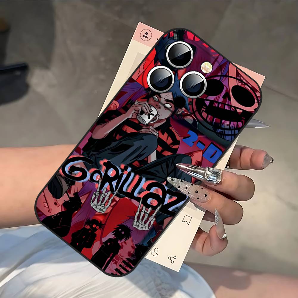 G-GorillazS Band Phone Case For IPhone 17 16 15 14 13 12 11 PRO MAX PLUS Mini TPU Soft To Skin-friendly Case