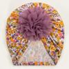 New Children's Flower Creative Printing Hat, Summer Thin Cute Soft Baby Hat, Baby Headscarf