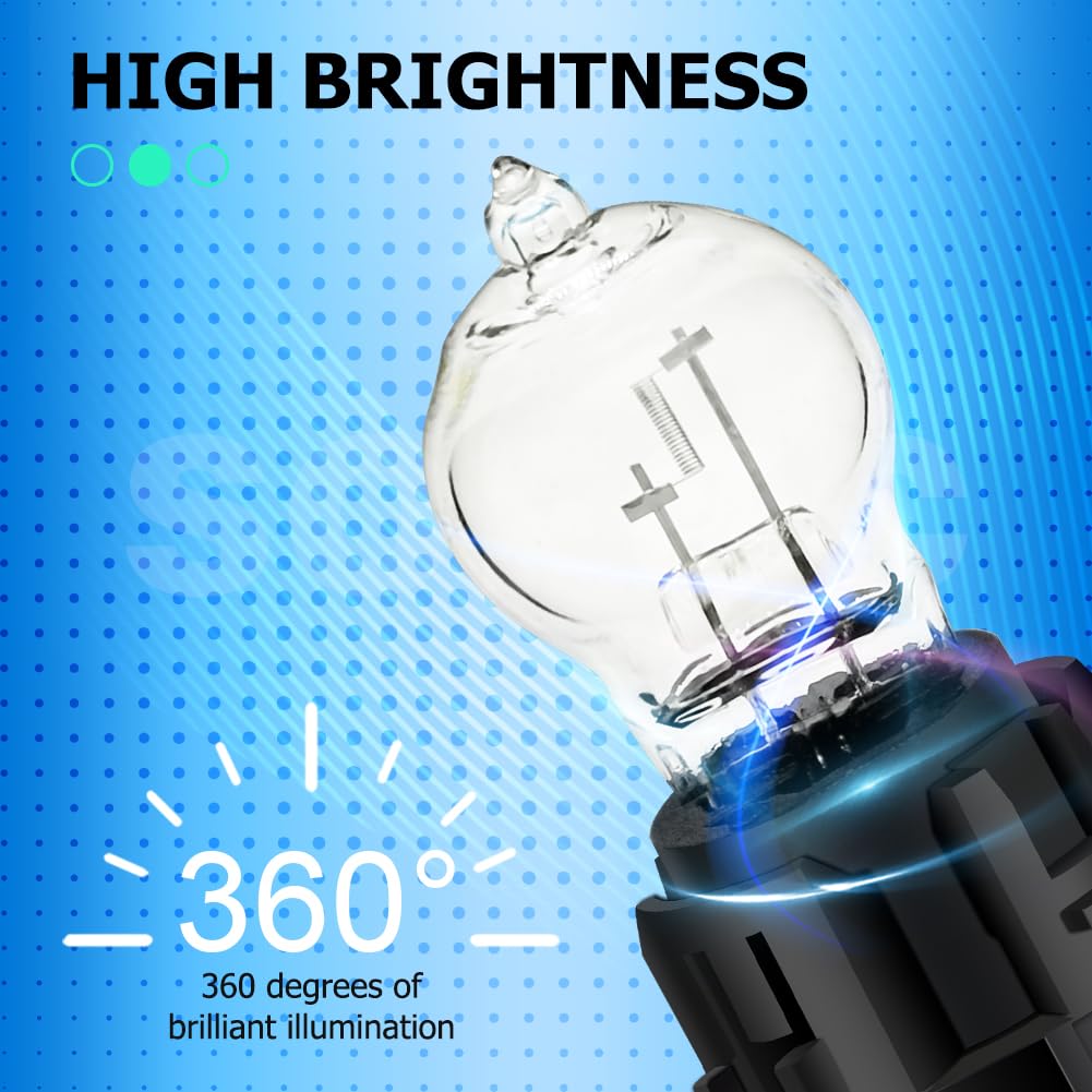 SOFOC PH24W Halogen Car DRL or Direction Indicator Light 24W Warm White 4300K Non-Polarity 2pcs