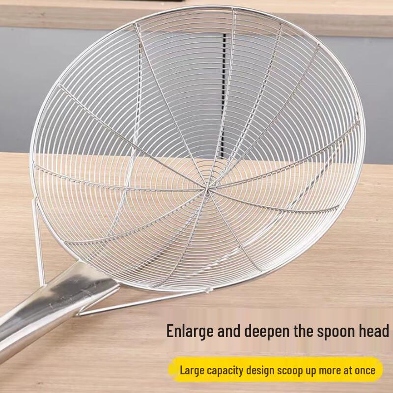 Shangpin Shuangrui Edelstahl Schaumlöffel Sieb (3 Pack)