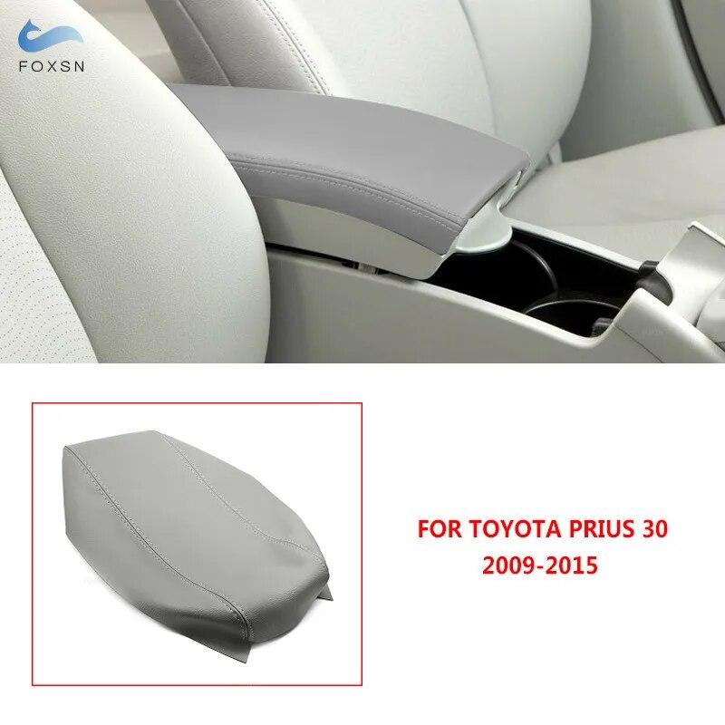 Husa de cotiera din piele moale pentru Toyota Prius 2004 - 2012 2013 2014 2015 Cotieră de control al centrului mașinii Husă de piele autocolantă