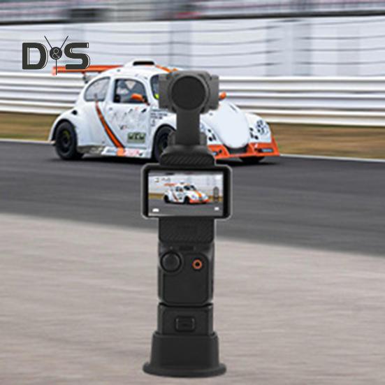 Camera Desktop Stand with Hollow Charging Port Design Wide Compatibility Flexible Silicone Support Base for Osmo Pocket 3