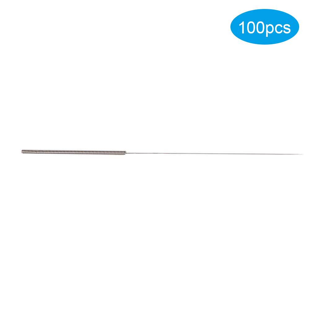100pcs   Box Disposable Acupuncture Needle Stainless Steel Sterile Needle0.25 X 25