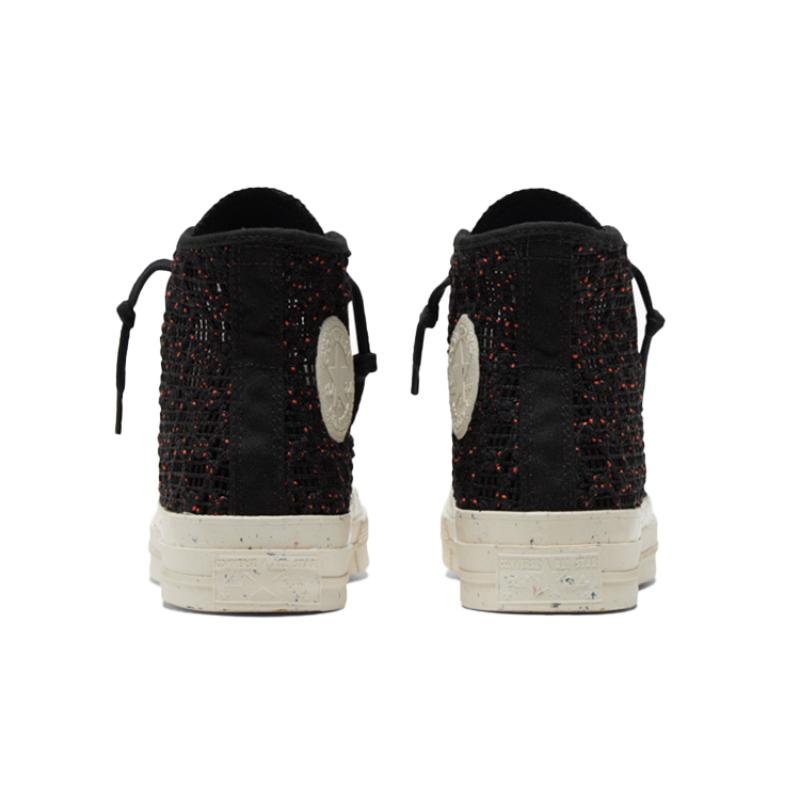 Converse Chuck Taylor All Star 70 Hi Speckled Black Crochet Women's