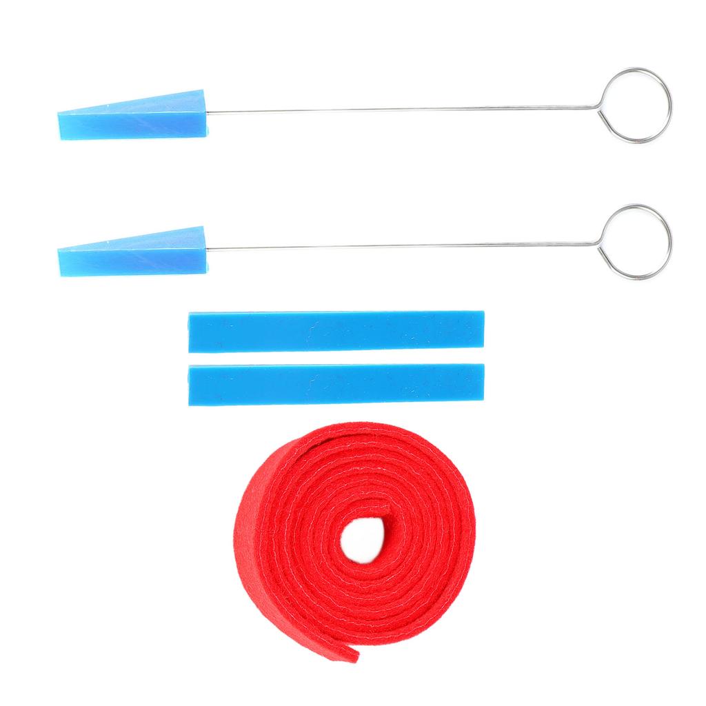 Piano Tuning Tool Kit Wool Felt Temperament Strip Triangular Rubber Mute Blocks Piano Accessories