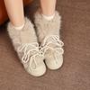 Women's Thick Bottom Fur Upper Fashion Winter Lightweight Warm Anti Cold Snow Boots Non-slip Casual Sneakers Cotton Boots