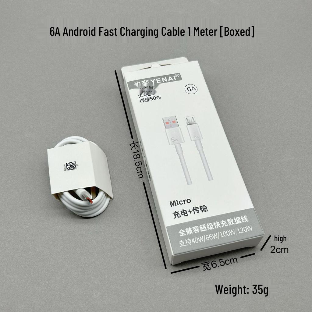 6A Super Fast Charging Type-C Cable for Huawei Phones, Fully Compatible