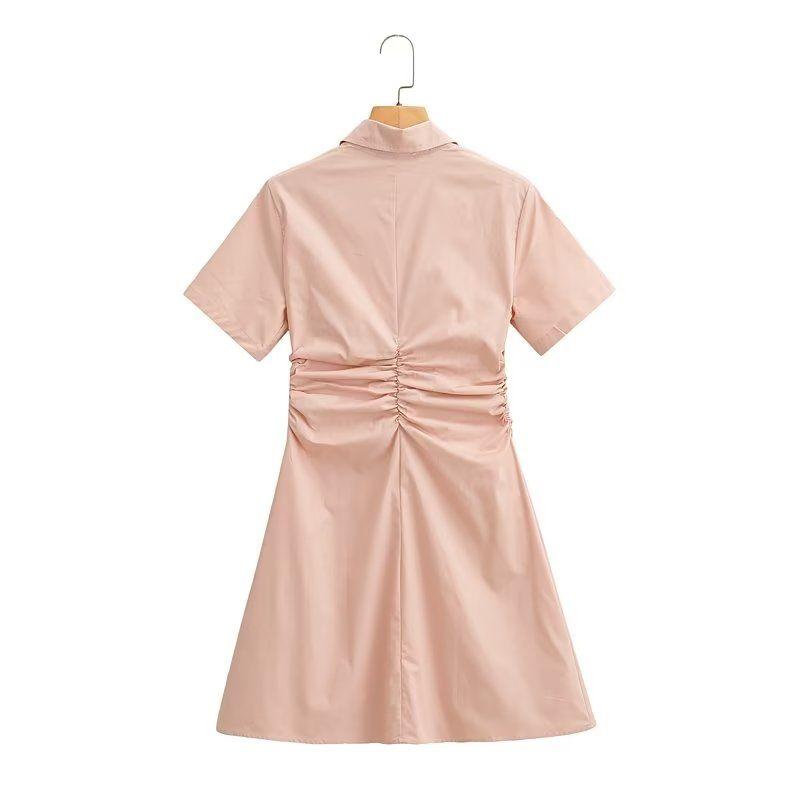 Ur Autumn New Fashionable Pleated Dress Fishbone