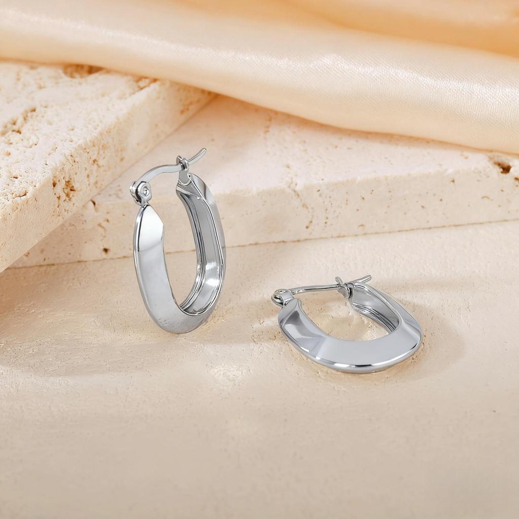 2025 Luxury Titanium Steel Earrings - No Fade, High-End Feel