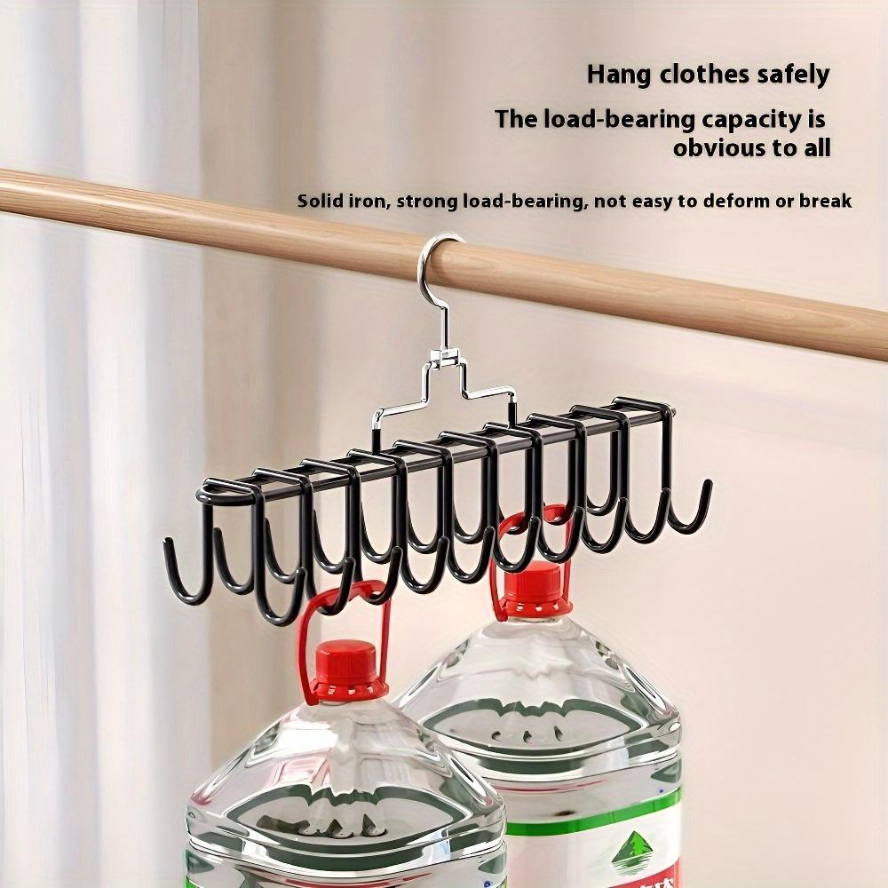 

1 Pc Non-Slip Multi-Hook Underwear & Yoga Vest Hanger - Hot-Selling Storage Rack for Home & Dorm Rooms чорний