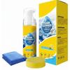 Car Interior Cleaning Kit 150ml Portable Cleaner With Wipes Sponge For Auto Seats Upholstery Carpet Dashboard Plastic Leather
