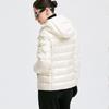 GIOVANNI VALENTINO Women's Hooded White Duck Down Jacket