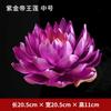 New Chinese Style Handmade Golden Emperor Lotus Figurine for Buddhist Decor with Zen Incense Burner Ceramic Miniatures