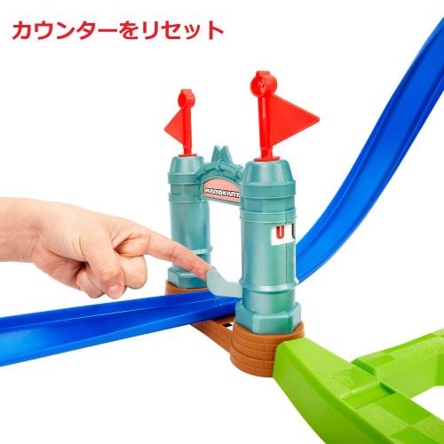 Hot Wheels Mario Kart Rennstrecke (Enthält 1 Mario Kart) [Diecast-Auto] [Spielset] [Ab 5 Jahren] [Geschenk] HGK59