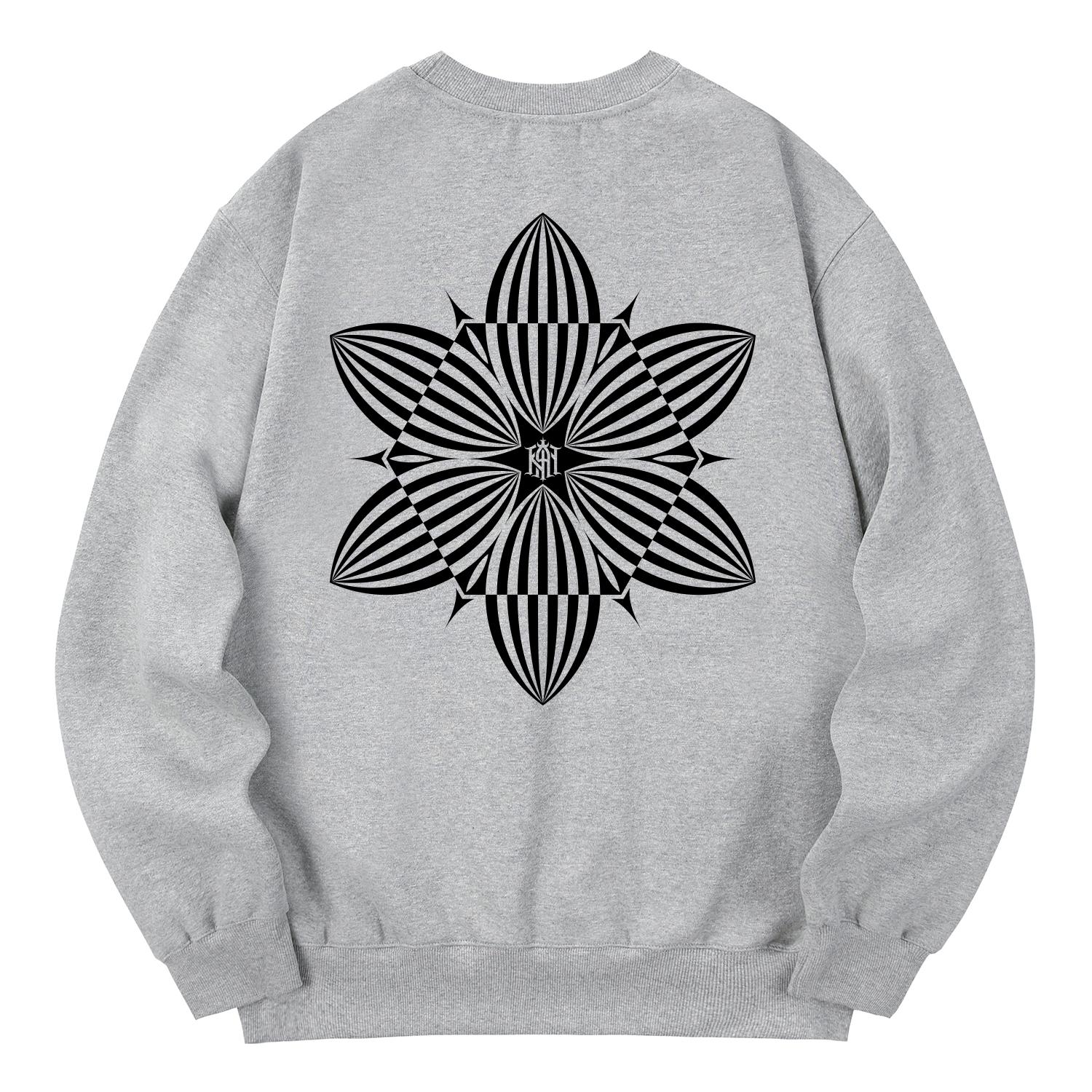 Khan 6312 Kmg0085 Худи Khan Of Flower с флисовой подкладкой - Серый Xl