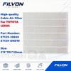Cabin Filter for Toyota Lexus Raize Veloz Hilux Vigo Fortuner Corolla Cross Altis Sienta Vios Yaris Wish Camry Innova Hiace Prius RAV4